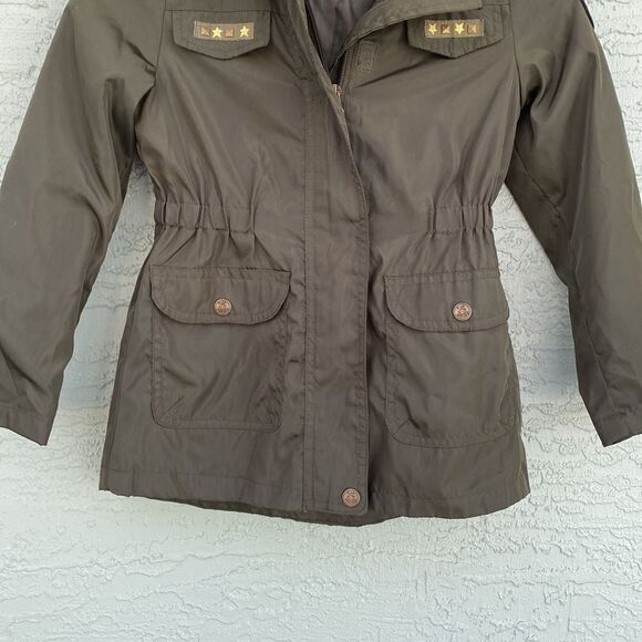 Pink Platinum Hooded Anorak Size 6X - Picture 6 of 12